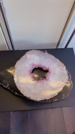 Amethist met kwarts portaal/dienblad - Afbeelding 2