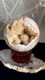 Chalcedoon/aragoniet statement piece bol - Afbeelding 5