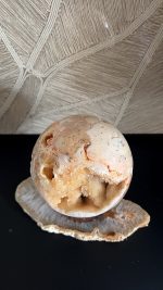 Chalcedoon/aragoniet statement piece bol - Afbeelding 6