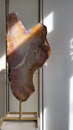Pink amethyst on stand/ roze amethist op standaard exclusief - Afbeelding 8