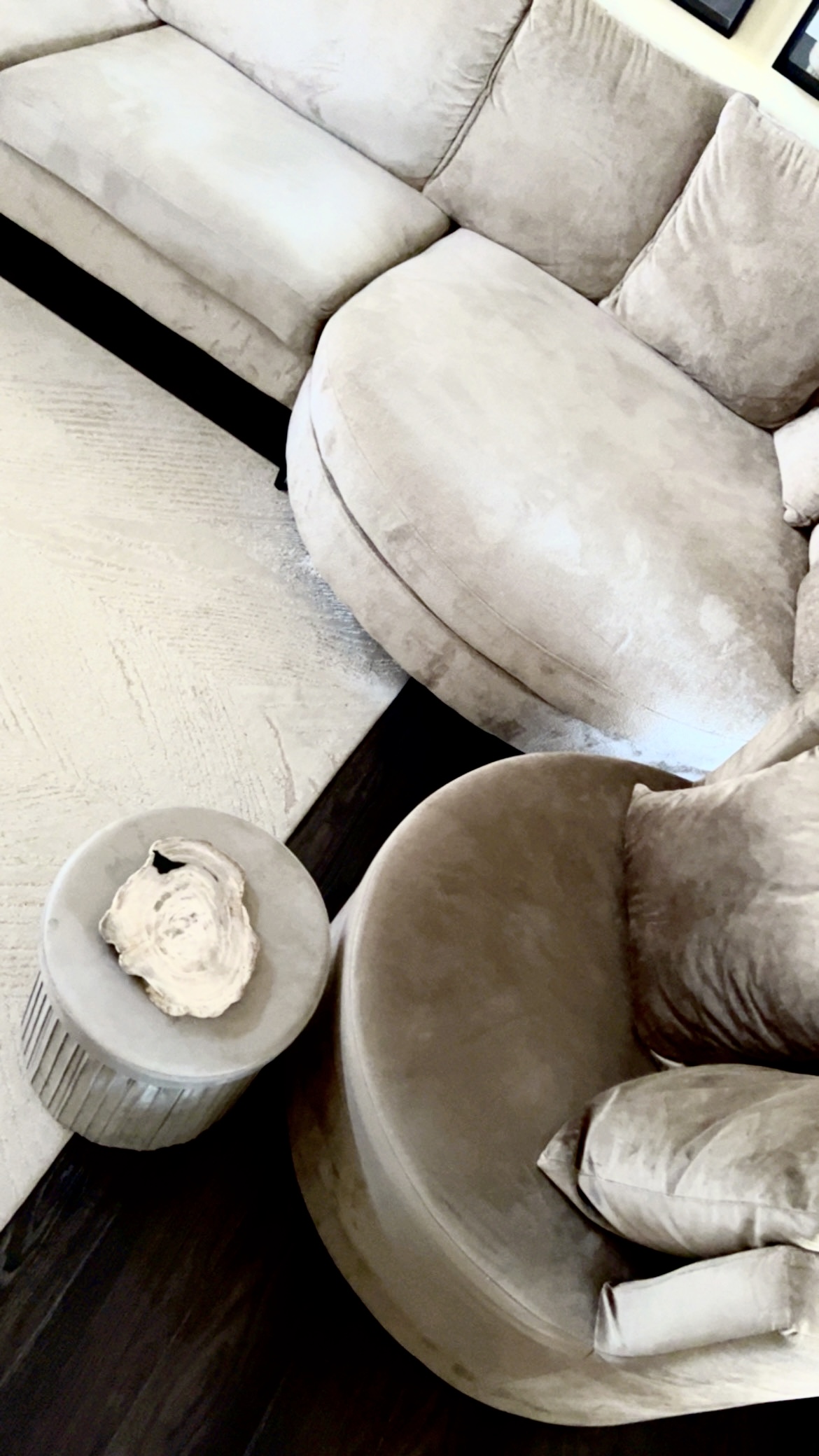 {"eId":"270207998931348","CameraPosition":1} Versteend hout schijf/dienblad met mooie ruwe rand s - Afbeelding 1