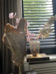 Pink amethyst on stand/ roze amethist op standaard exclusief
