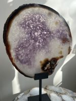 Agaat met amethist op standaard - Afbeelding 2