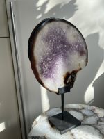 Agaat met amethist op standaard - Afbeelding 4