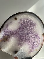 Agaat met amethist op standaard - Afbeelding 3