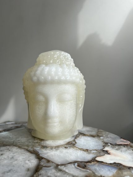 Large Boeddha van calciet