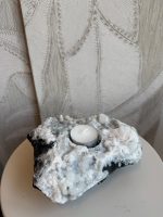 Theelichthouder Calciet met kwarts - Afbeelding 5