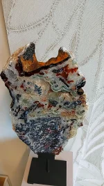 Statement piece agate on stand - Afbeelding 5