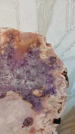 Roze amethist met Paarse amethist - Afbeelding 2