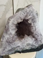 Amethist Geode met Avoloniet achterkant - Afbeelding 3