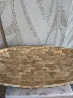 Schaal Mother of pearl tray parelmoer gold - Afbeelding 3