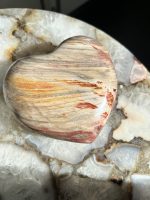 Versteend hout hart bruin/rood - Afbeelding 6
