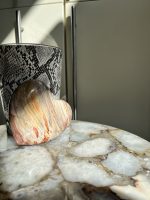 Versteend hout hart bruin/rood - Afbeelding 7