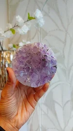 Amethist statement piece bol - Afbeelding 4